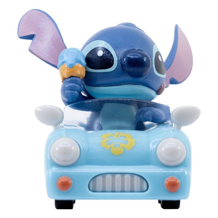 YuMe Toys Lilo & Stitch Vehículos de Cuerda con Figuras Zoom Hero Stitch Surtido Blind Box