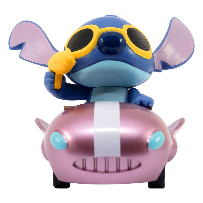 YuMe Toys Lilo & Stitch Vehículos de Cuerda con Figuras Zoom Hero Stitch Surtido Blind Box