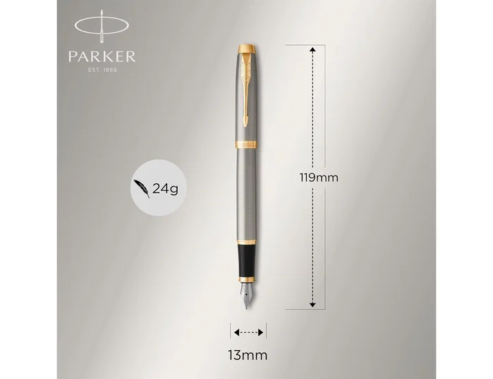 Parker Pluma IM Core Metal Cepillado GT Parker Pluma IM Core Metal Cepillado GT