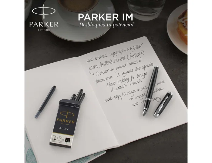 Parker Pluma IM Core Metal Cepillado GT Parker Pluma IM Core Metal Cepillado GT