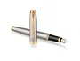 Parker Pluma IM Core Metal Cepillado GT