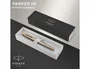 Parker Pluma IM Core Metal Cepillado GT