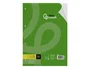 Liderpapel Recambio de papel A5 100 hojas 100g liso doble margen 6 taladros