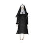 Atosa Decoración Halloween - Monja Esqueleto Colgante con Hábito Negro de 40 cm