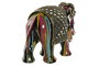 DKD Home Decor Figura Elefante Multicolor Indi Pop Moderno 14 x 22 x 31 cm