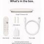 Google GA05662 Chromecast con Google TV Streamer 4K UHD HDR Dolby Vision Atmos, 32GB Almacenamiento, Control Dispositivos Inteligentes, Blanco