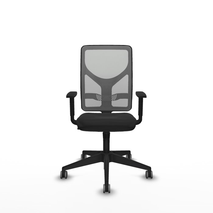 PIQUERAS Y CRESPO Silla de oficina Motilla con mecanismo Sincro, Negro y Gris PIQUERAS Y CRESPO Silla de oficina Motilla con mecanismo Sincro, Negro y Gris