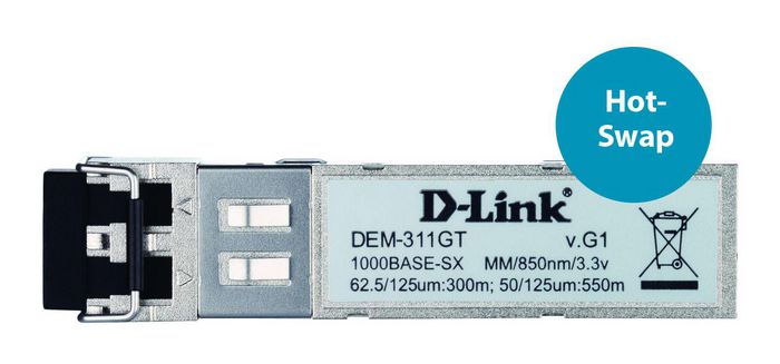 D-Link DEM-311GT SFP LC 1000Base-SX Multimodo 850nm 550m