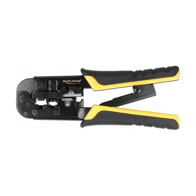 DeLOCK 90505 Alicate de crimpado universal con pelacables para RJ45, RJ12/11 o 4P DeLOCK 90505 Alicate de crimpado universal con pelacables para RJ45, RJ12/11 o 4P