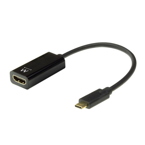 Ewent EW9823 Adaptador USB Tipo C a HDMI Hembra 4K Negro