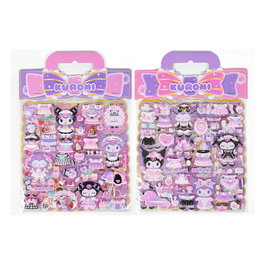 Hello Kitty and Friends Pegatinas Kuromi Puffy Surtido (10)