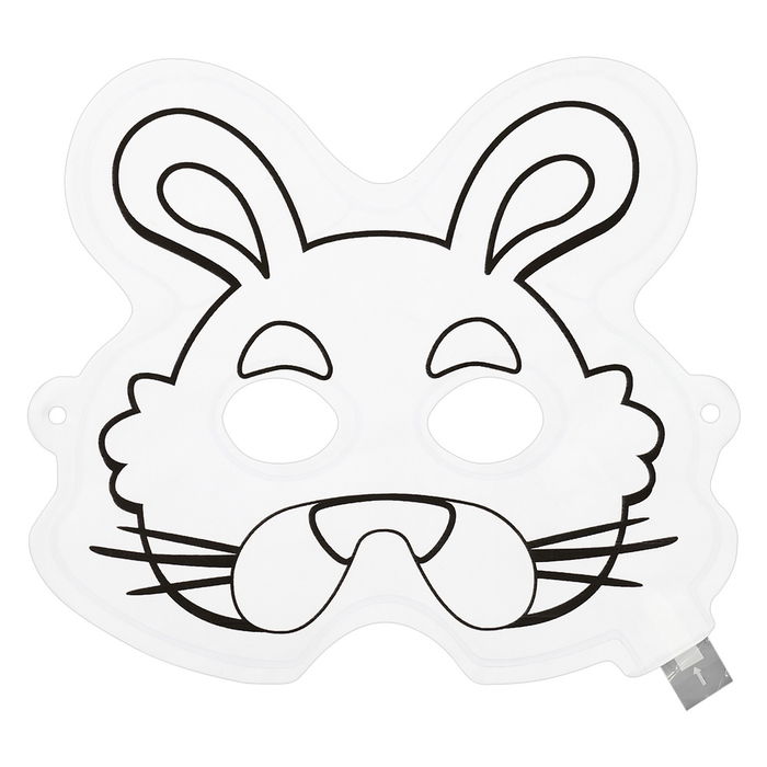 Jeux 2 momes Juego de 2 Máscaras Hinchables para Pintar con Rotuladores Incluidos Color