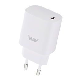 TNB WAY - Cargador de energía USB-C de 20 W - Blanco
