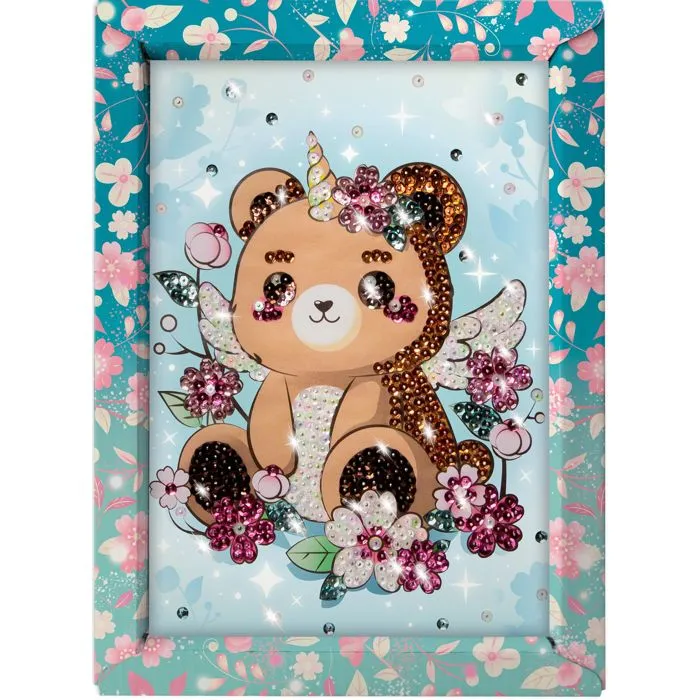 Lansay Kit de Manualidades Creativas Osito de Peluche con Lentejuelas - Colección Encantadora para Niños a partir de 7 años - LAN3181860203194 Lansay Kit de Manualidades Creativas Osito de Peluche con Lentejuelas - Colección Encantadora para Niños a partir de 7 años - LAN3181860203194
