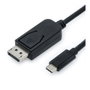 Adaptador USB Tipo C a DisplayPort v1.2, 2 m, Negro