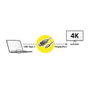 Adaptador USB Tipo C a DisplayPort v1.2, 2 m, Negro