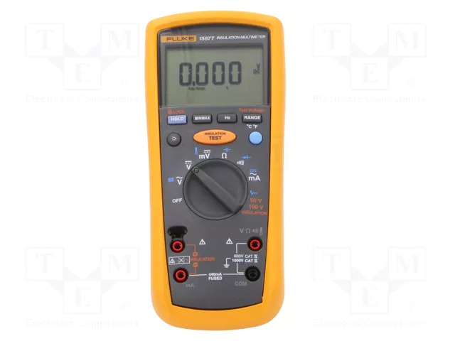 FLUKE FLK-1587T Multímetro Digital con LCD FLUKE FLK-1587T Multímetro Digital con LCD