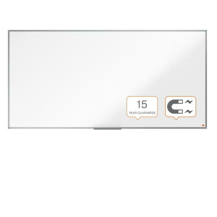 NOBO Pizarra Blanca Magnética Essence Lacada Marco Aluminio 1800 x 900 mm