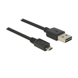 DeLOCK Cable USB 2.0 de 3 m USB A a Micro-USB B Negro
