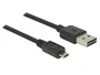 DeLOCK Cable USB 2.0 USB A a Micro-USB B 3 m Negro
