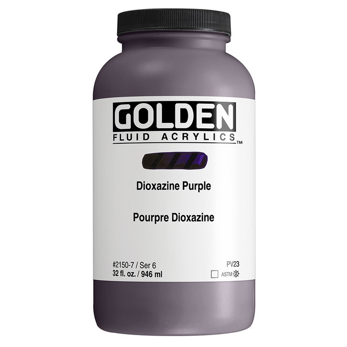 Golden Fluid Colores Acrílicos Púrpura Dioxazina 946 ml Golden Fluid Colores Acrílicos Púrpura Dioxazina 946 ml