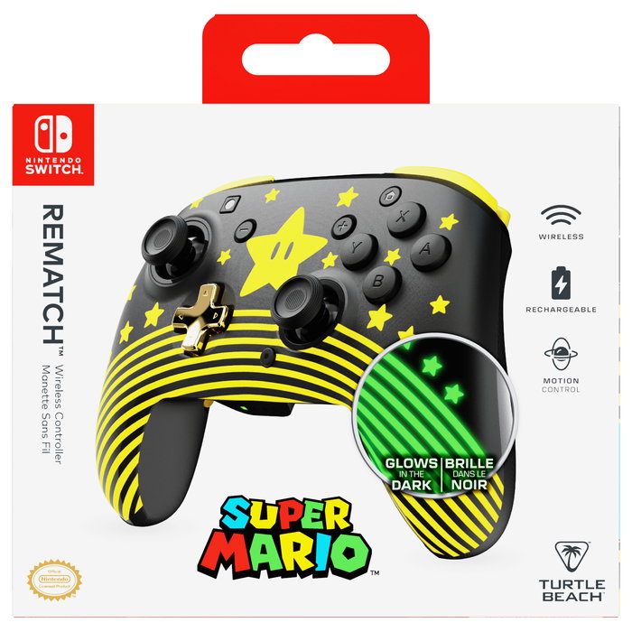 Turtle Beach Rematch Wireless NS Super Mario Star
