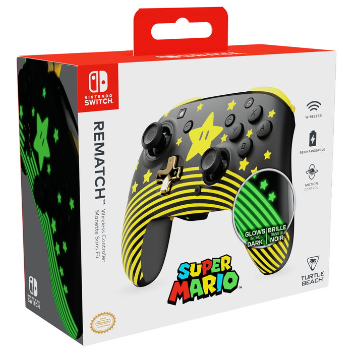 Turtle Beach Rematch Wireless NS Super Mario Star