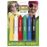 Alpino Maquillaje En Barra Fiesta Face Stick Pack De 6 Colores Surtidos Alpino Maquillaje En Barra Fiesta Face Stick Pack De 6 Colores Surtidos
