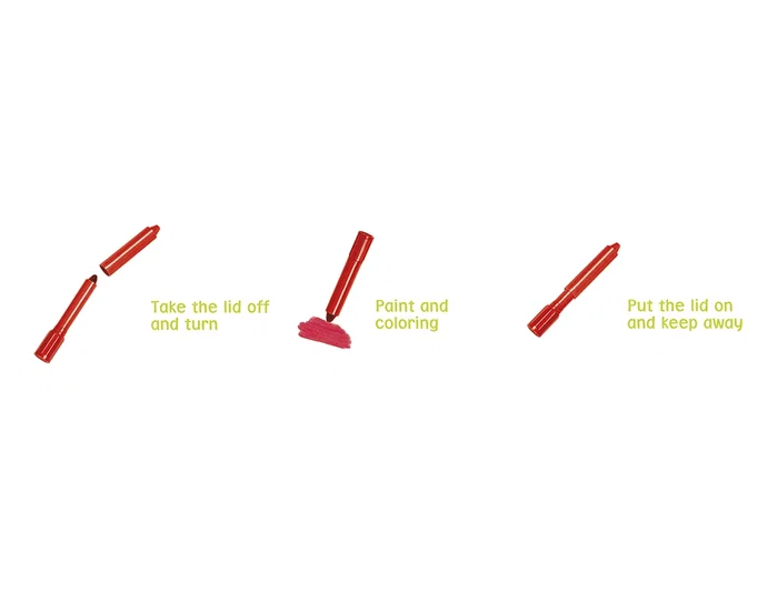 Alpino Fiesta Face Stick Pack de 6 Colores Surtidos