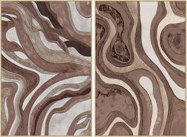 DKD Home Decor Cuadro Lienzo Moderno 82,5x4,5x122,5 cm (Surtido de 2 unidades)