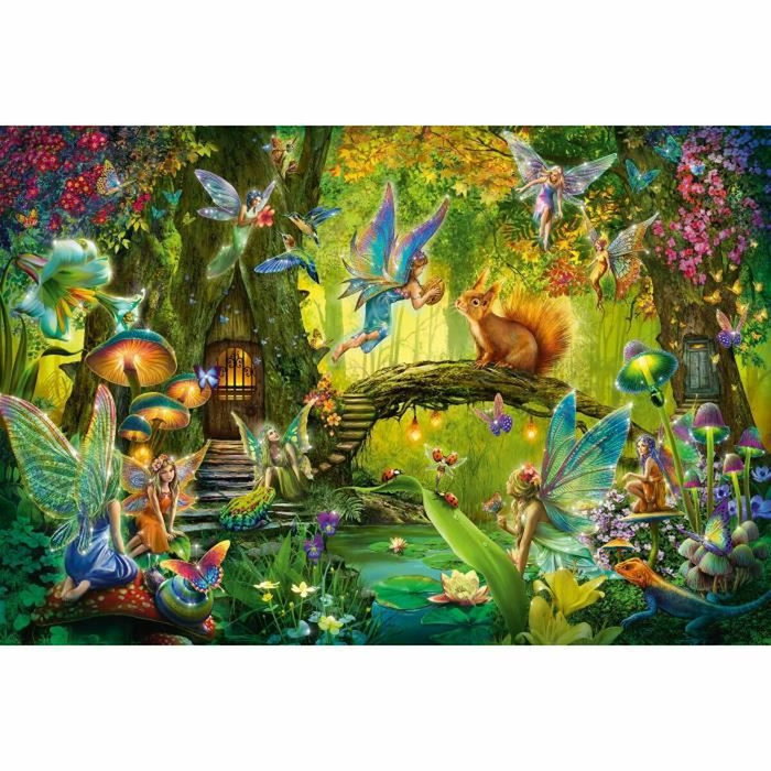 Schmidt Spiele Hadas in the Forest con Varita Mágica (200 piezas) extra