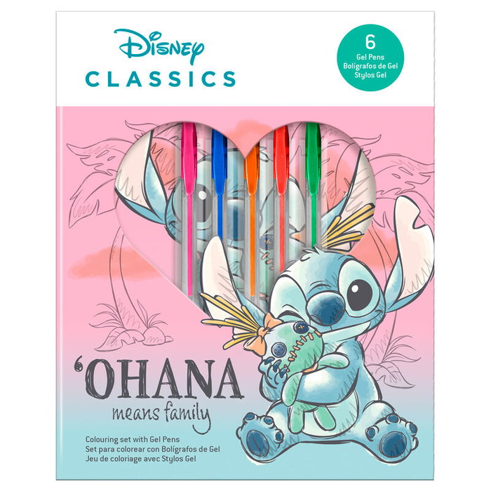 KIDS LICENSING Blister Cuaderno Actividades + 6 Bolígrafos Gel Stitch Disney KIDS LICENSING Blister Cuaderno Actividades + 6 Bolígrafos Gel Stitch Disney