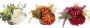 DKD Home Decor Planta PE Hierro Surtido de 3 Colores