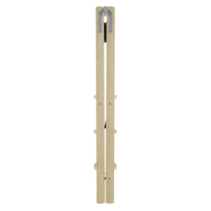 Hailo Master H80 Escalera de Madera 2 x 5 Escalones