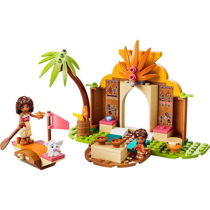 Lego Disney Vaiana Casa de la Aldea y Barco 43282 - Set de construcción con 85 piezas para niños +4 años Lego Disney Vaiana Casa de la Aldea y Barco 43282 - Set de construcción con 85 piezas para niños +4 años