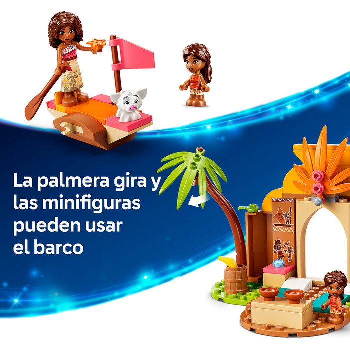 Lego Disney Vaiana Casa de la Aldea y Barco 43282 - Set de construcción con 85 piezas para niños +4 años Lego Disney Vaiana Casa de la Aldea y Barco 43282 - Set de construcción con 85 piezas para niños +4 años