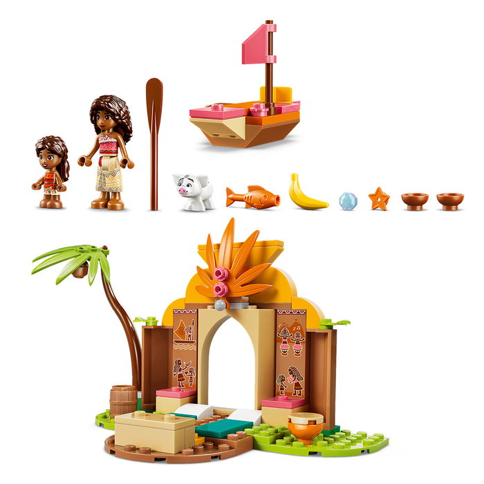 Lego Disney Vaiana Casa de la Aldea y Barco 43282 - Set de construcción con 85 piezas para niños +4 años Lego Disney Vaiana Casa de la Aldea y Barco 43282 - Set de construcción con 85 piezas para niños +4 años