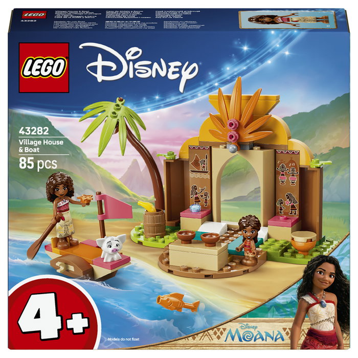 LEGO Disney Vaiana Casa de la Aldea y Barco 43282 LEGO Disney Vaiana Casa de la Aldea y Barco 43282