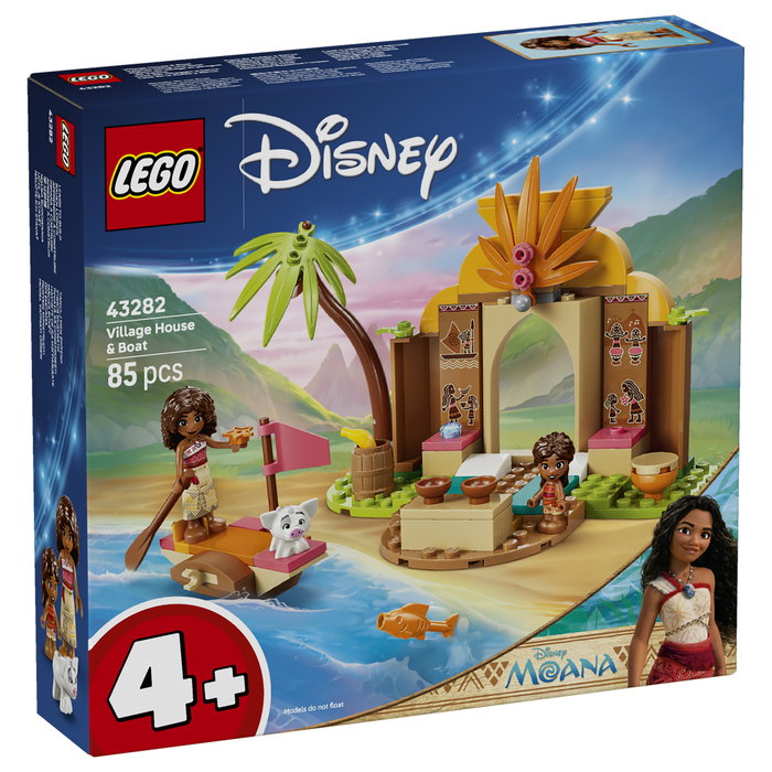 LEGO Disney Vaiana Casa de la Aldea y Barco 43282 LEGO Disney Vaiana Casa de la Aldea y Barco 43282