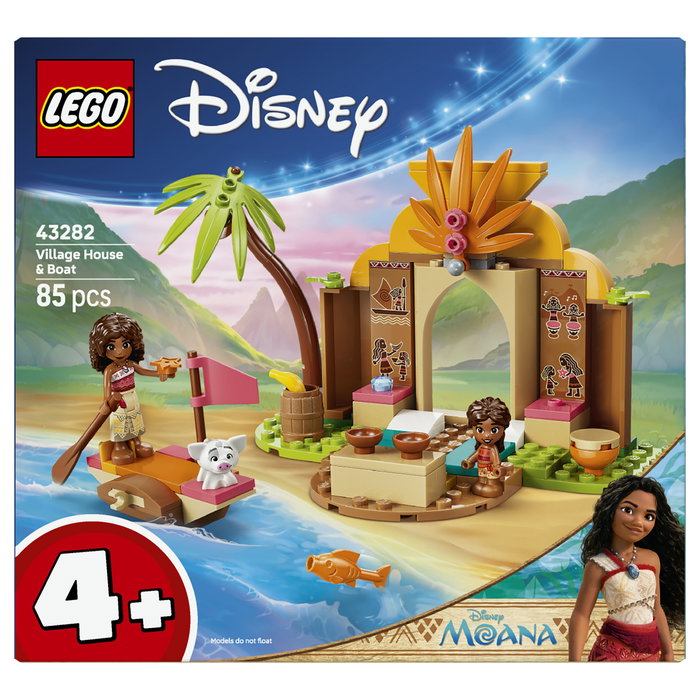 LEGO Disney Vaiana Casa de la Aldea y Barco 43282 LEGO Disney Vaiana Casa de la Aldea y Barco 43282