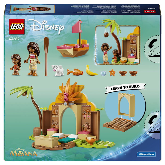 LEGO Disney Vaiana Casa de la Aldea y Barco 43282 LEGO Disney Vaiana Casa de la Aldea y Barco 43282