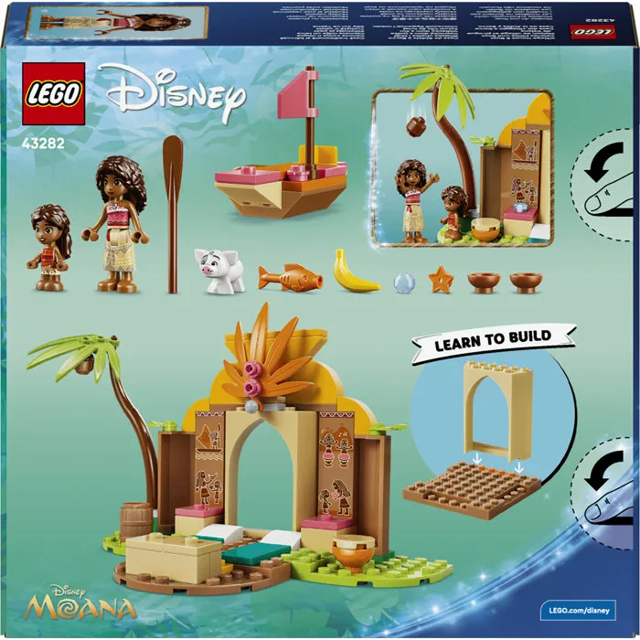 LEGO Disney Vaiana Casa de la Aldea y Barco 43282