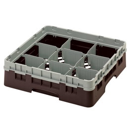 CAMBRO Cesta de lavado 9 compartimentos Azul