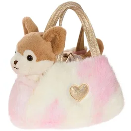 Gipsy Toys Bolso de peluche de chihuahua de 18 cm