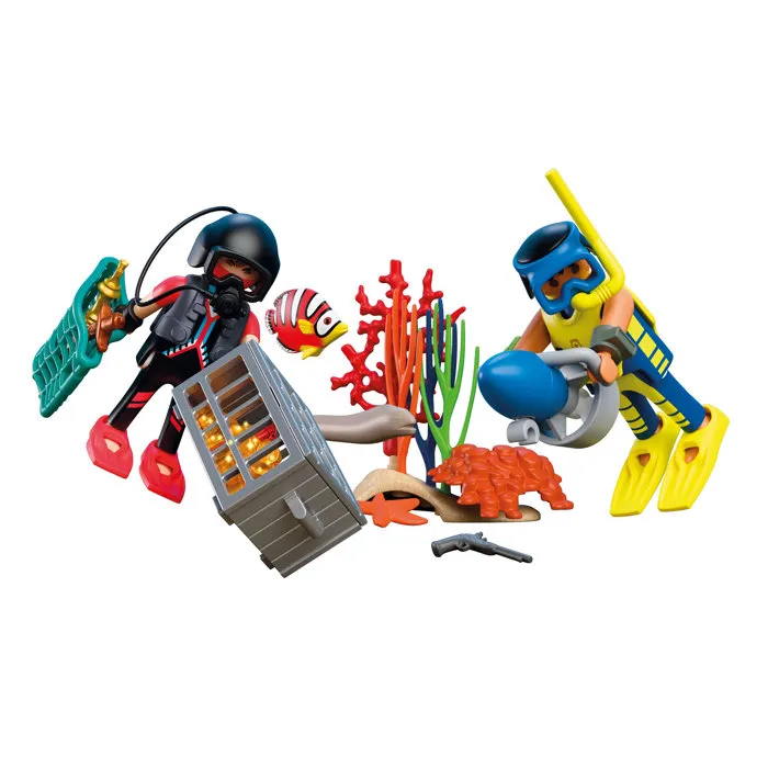 Playmobil City Action Policía Buzo Con Tesoro