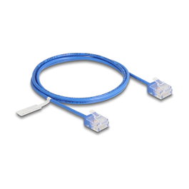 DeLOCK Cable de red RJ45 Cat.6 UTP Ultra Slim 1 m azul