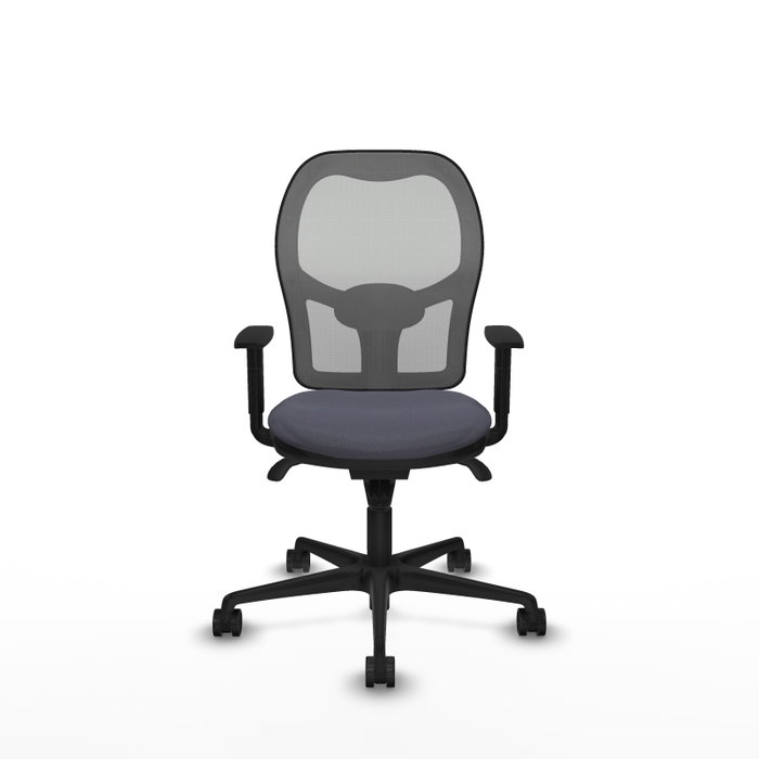 PIQUERAS Y CRESPO Silla de oficina Jorquera con mecanismo Sincro, Gris oscuro/Gris PIQUERAS Y CRESPO Silla de oficina Jorquera con mecanismo Sincro, Gris oscuro/Gris
