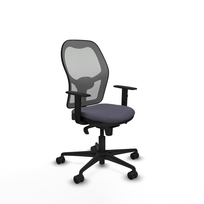 PIQUERAS Y CRESPO Silla de oficina Jorquera con mecanismo Sincro, Gris oscuro/Gris PIQUERAS Y CRESPO Silla de oficina Jorquera con mecanismo Sincro, Gris oscuro/Gris