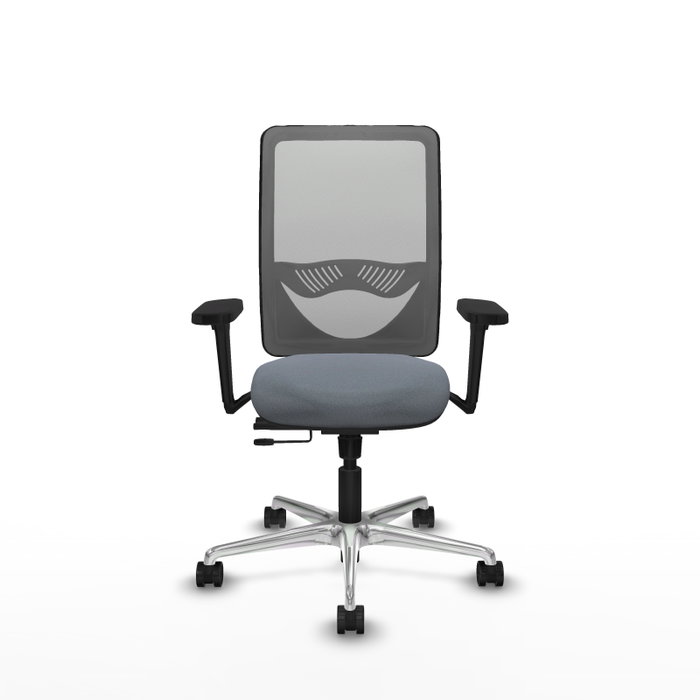 PIQUERAS Y CRESPO Silla de oficina Zulema Gris con mecanismo Sincro/Traslack PIQUERAS Y CRESPO Silla de oficina Zulema Gris con mecanismo Sincro/Traslack