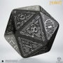 Q Workshop El Hobbit Spindown Jumbo Dado Umbral TCG D20